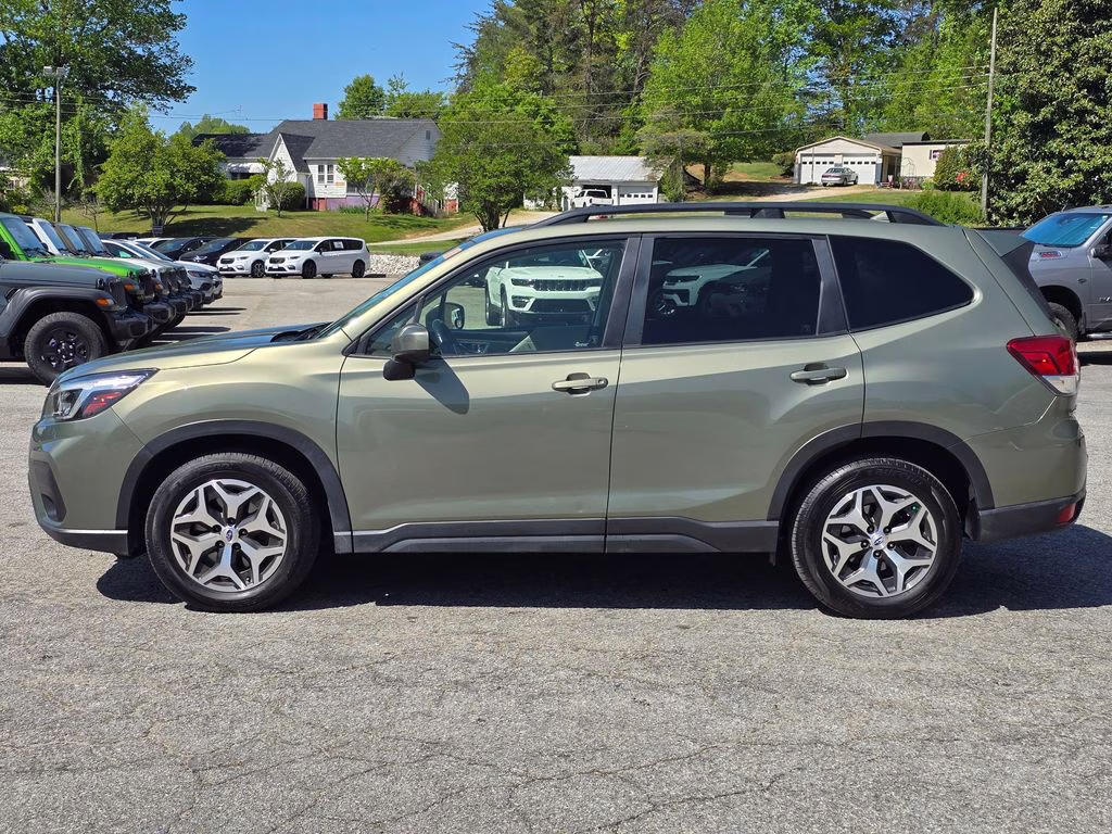 2021 Jasper Green Metallic Subaru Forester Premium AWD SUV