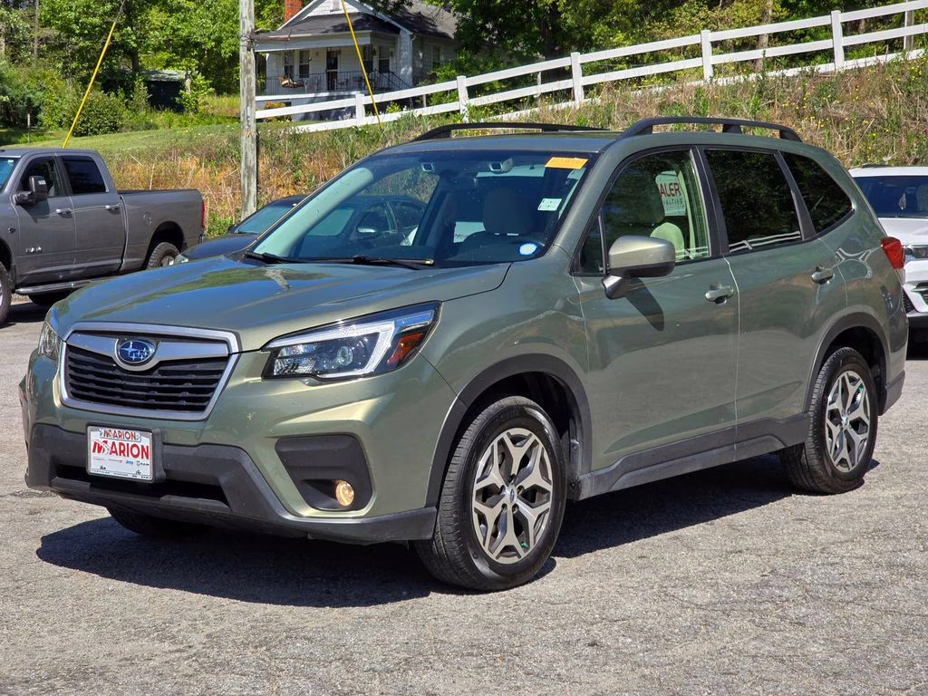 2021 Jasper Green Metallic Subaru Forester Premium AWD SUV
