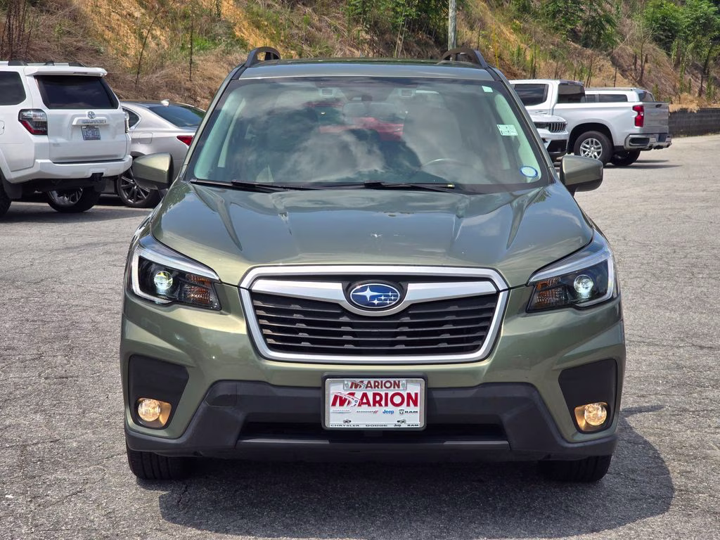 2021 Jasper Green Metallic Subaru Forester Premium AWD SUV