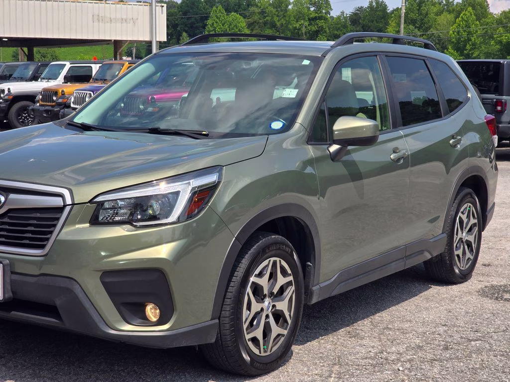 2021 Jasper Green Metallic Subaru Forester Premium AWD SUV