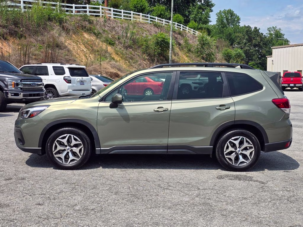 2021 Jasper Green Metallic Subaru Forester Premium AWD SUV