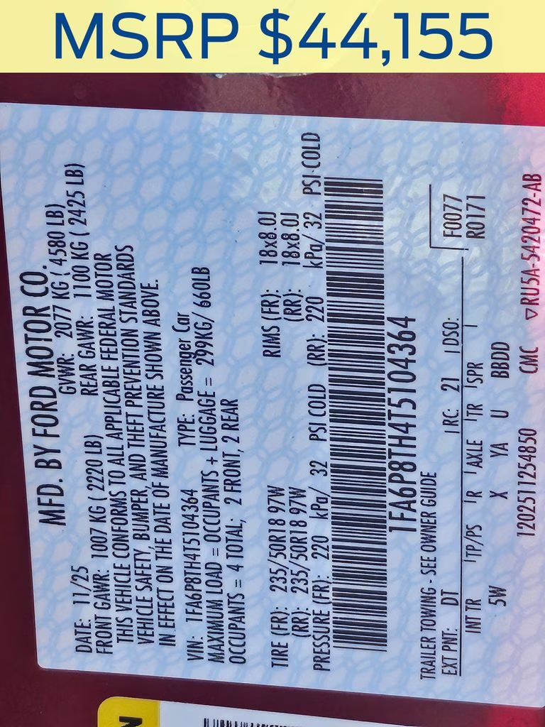 2026 Molten Magenta Metallic Tinted Clearcoat Ford Mustang EcoBoost Premium RWD Coupe