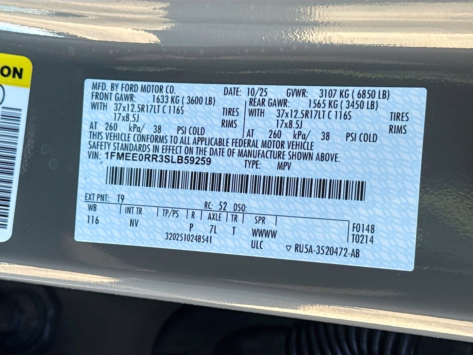 2025 Marsh Gray Ford Bronco Raptor 4X4 SUV