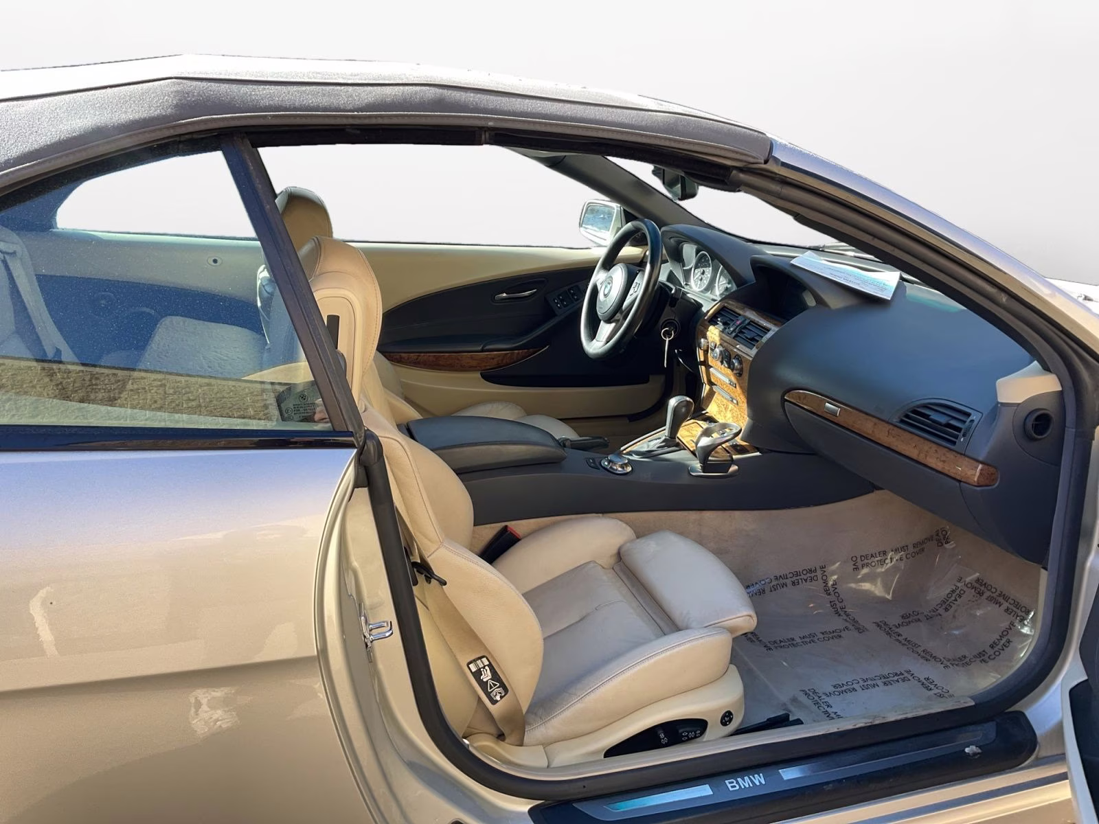 2005 Mineral Silver Metallic BMW 6 Series 645Ci RWD Convertible