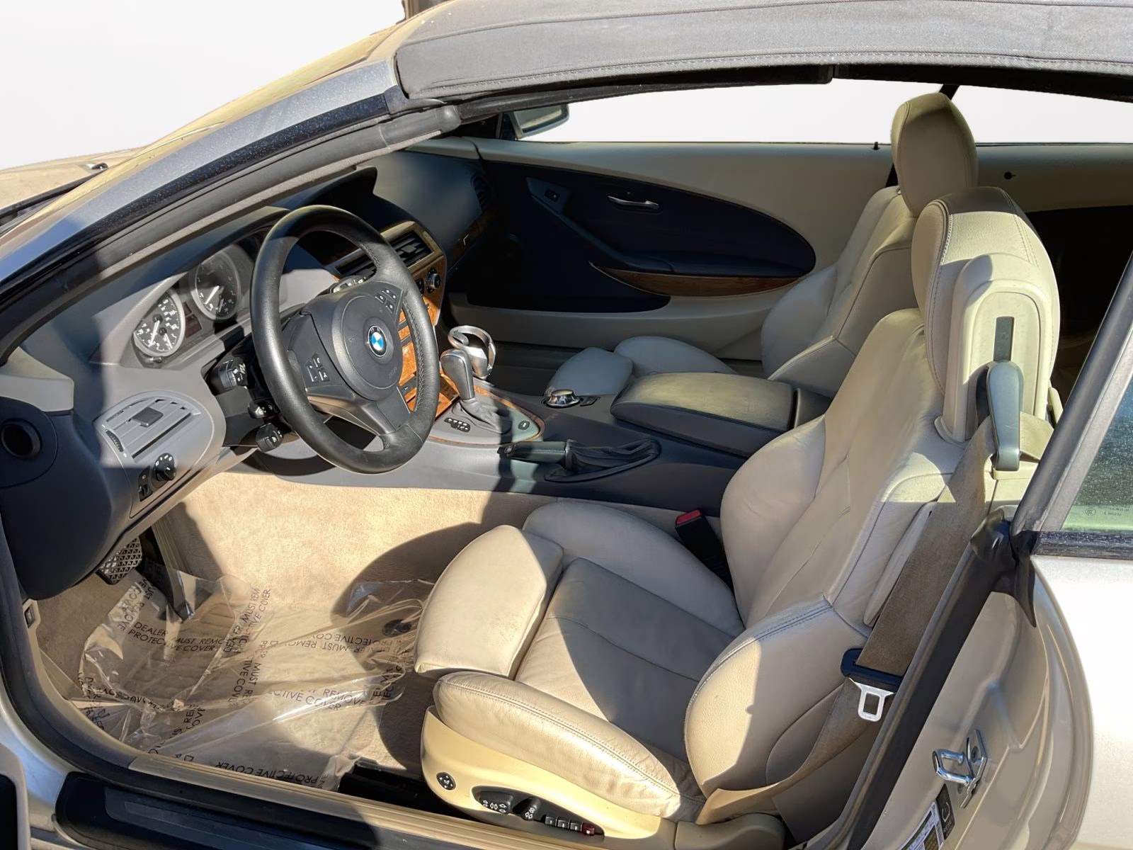 2005 Mineral Silver Metallic BMW 6 Series 645Ci RWD Convertible