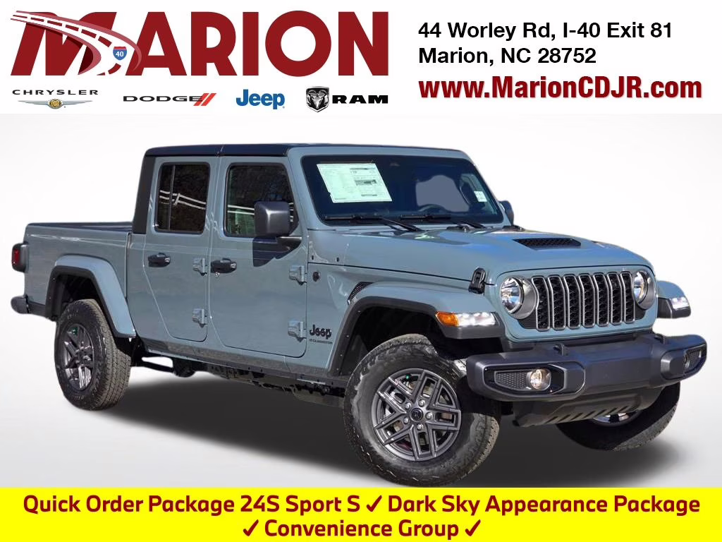 2026 Anvil Clearcoat Jeep Gladiator Sport S 4X4 Truck