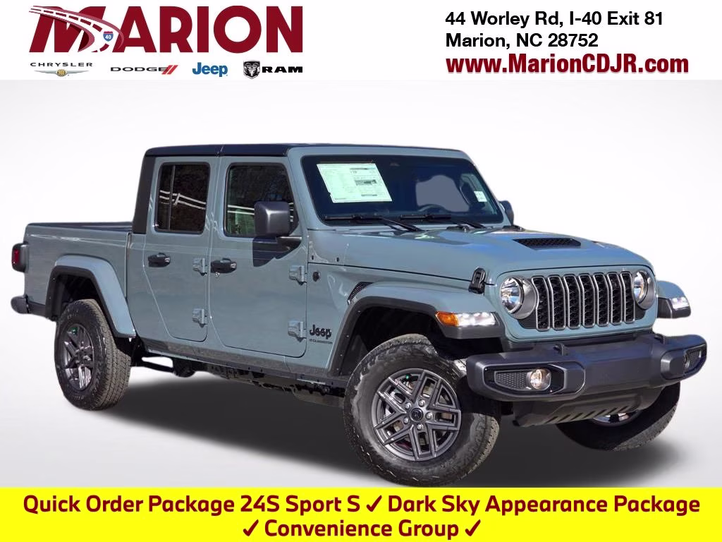 2026 Anvil Clearcoat Jeep Gladiator Sport S 4X4 Truck