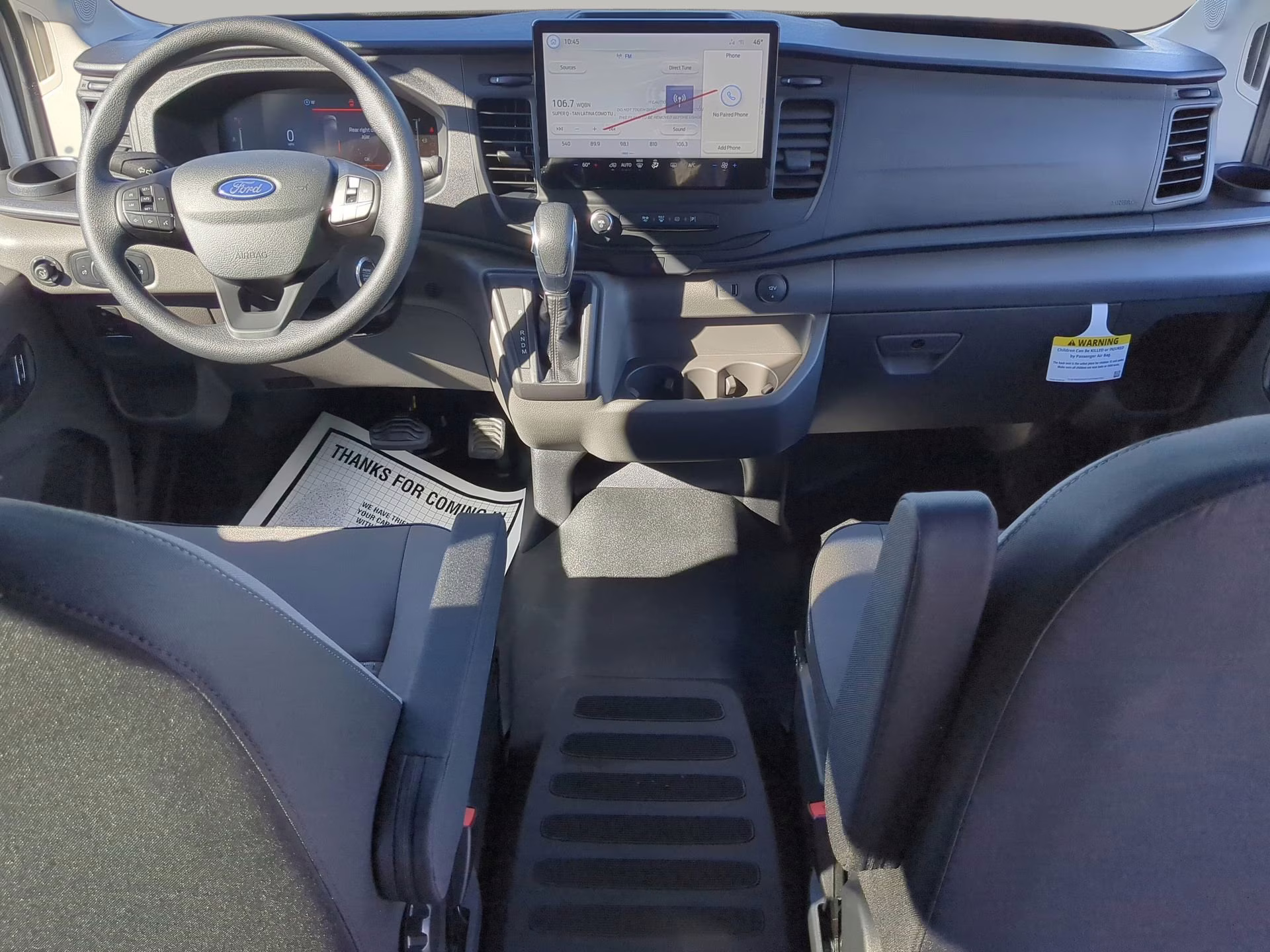 2026 Oxford White Ford Transit Passenger Wagon XL RWD Van