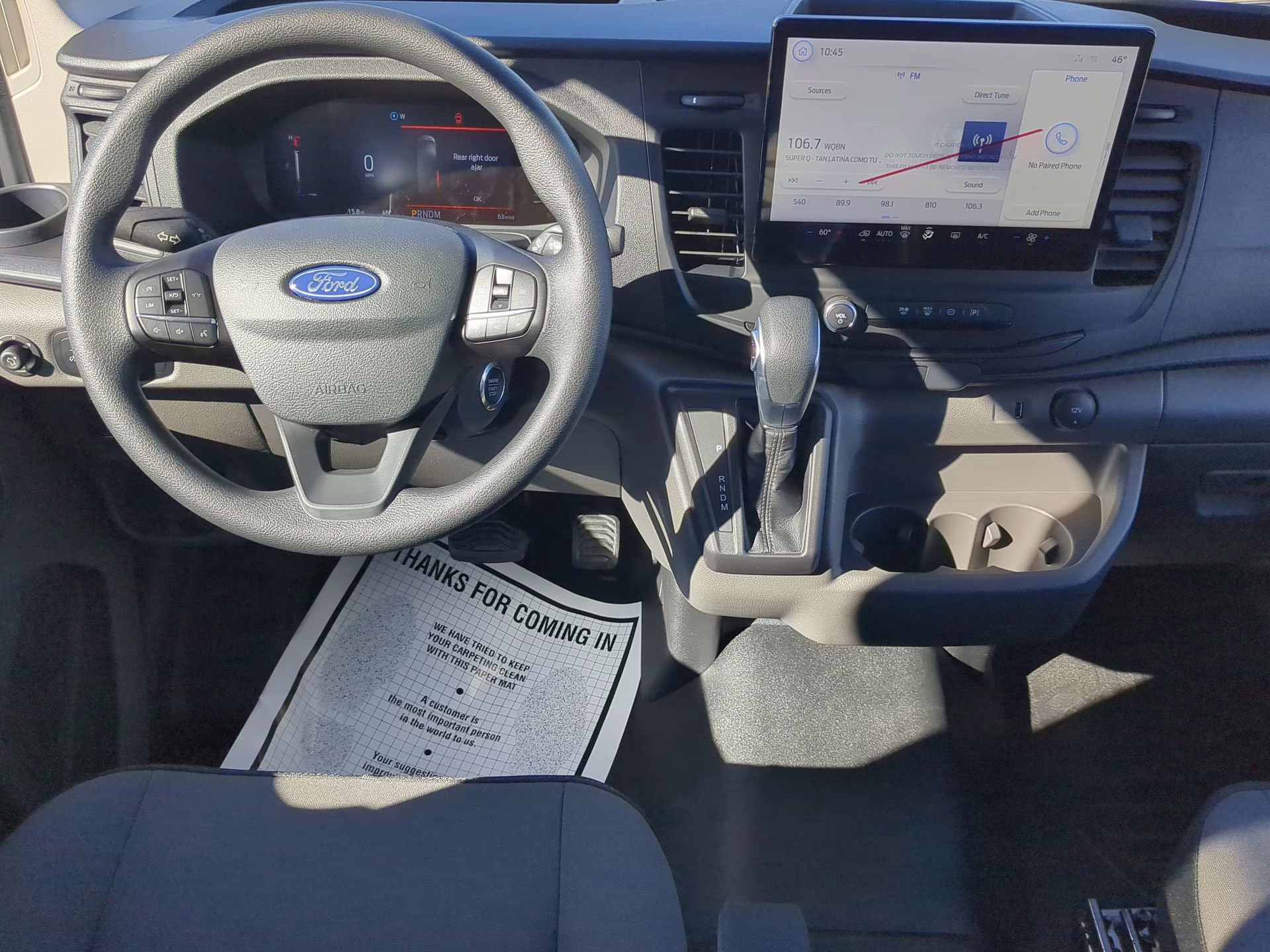 2026 Oxford White Ford Transit Passenger Wagon XL RWD Van