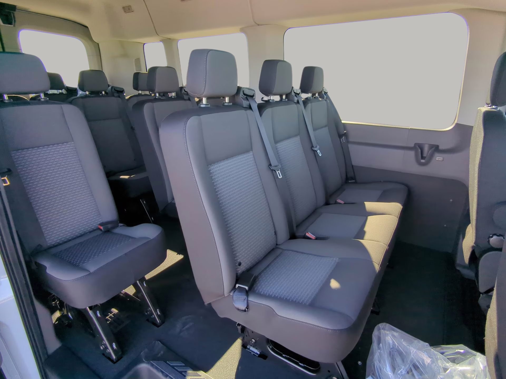 2026 Oxford White Ford Transit Passenger Wagon XL RWD Van