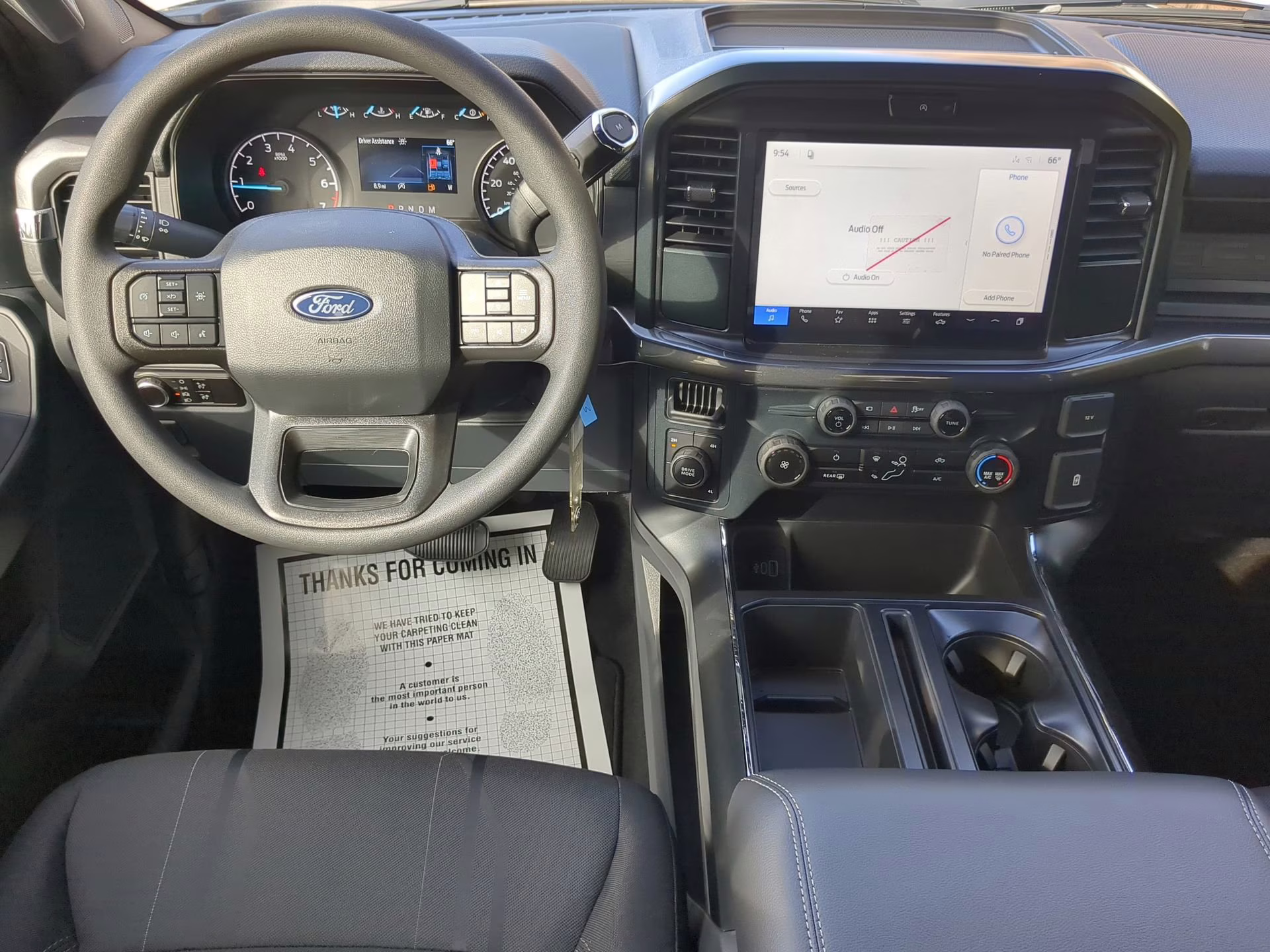 2026 Agate Black Metallic Ford F-150 STX Crew Cab Pickup 4X4 Truck