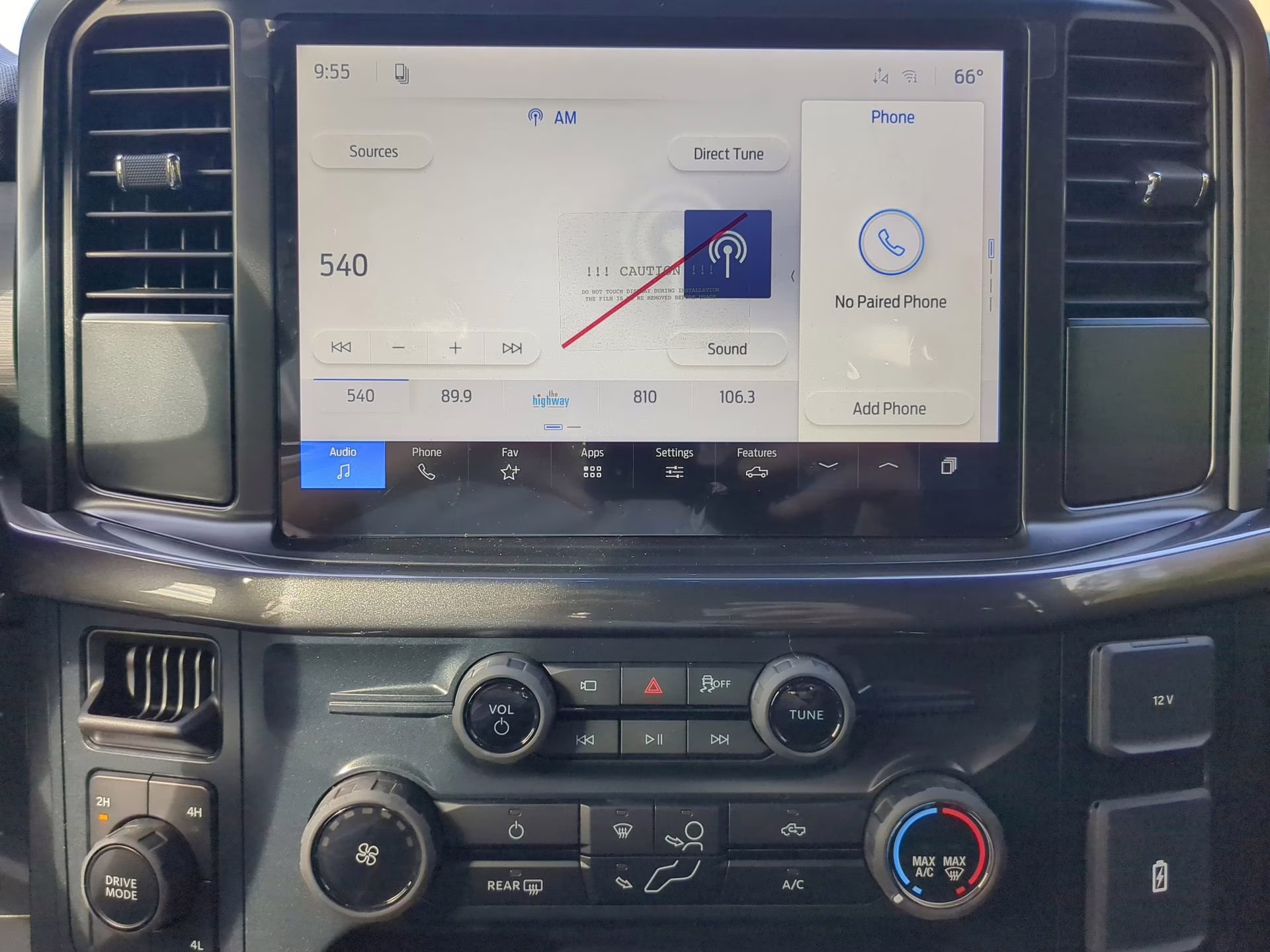 2026 Agate Black Metallic Ford F-150 STX Crew Cab Pickup 4X4 Truck