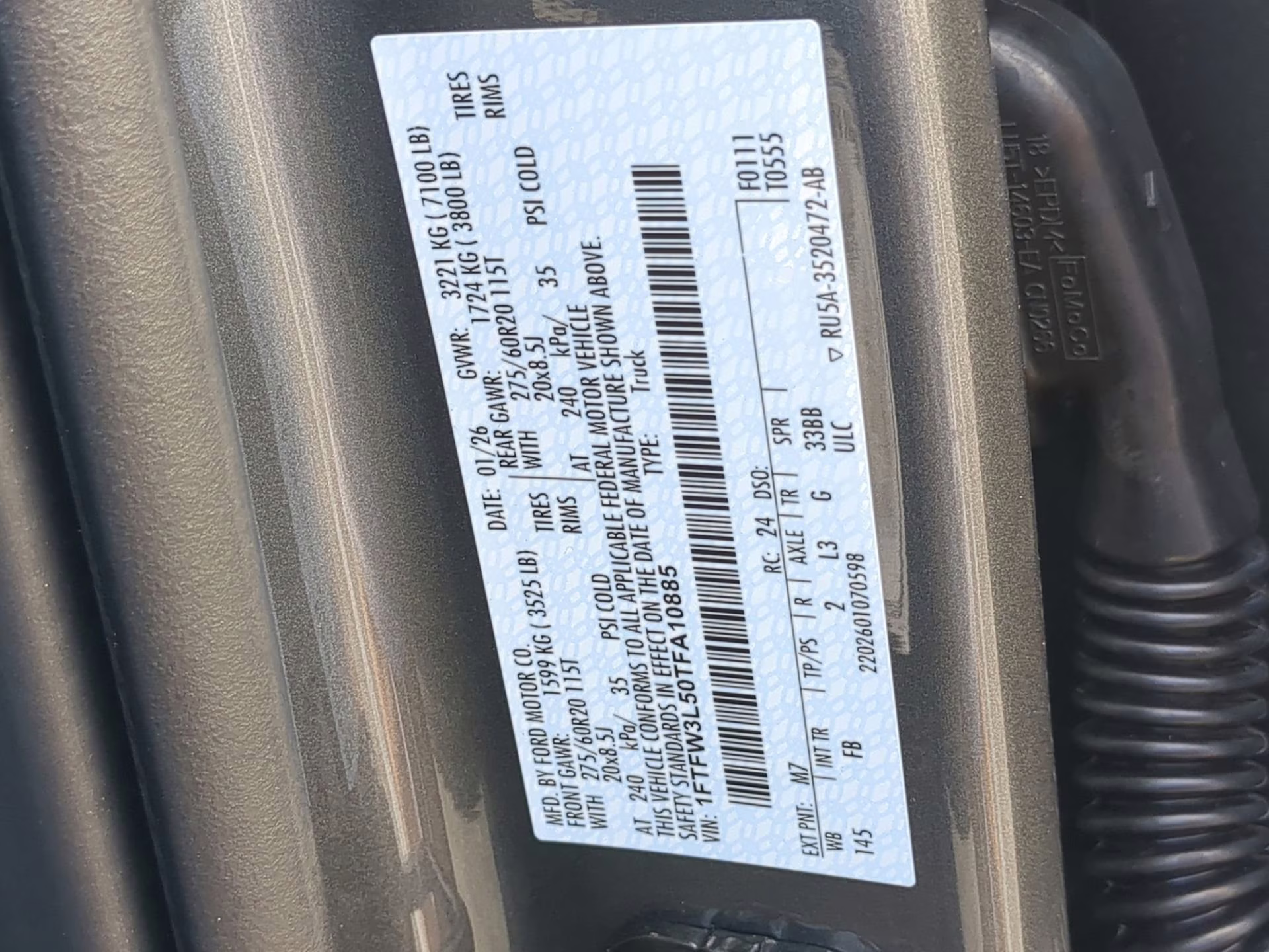 2026 Carbonized Gray Metallic Ford F-150 XLT Crew Cab Pickup 4X4 Truck