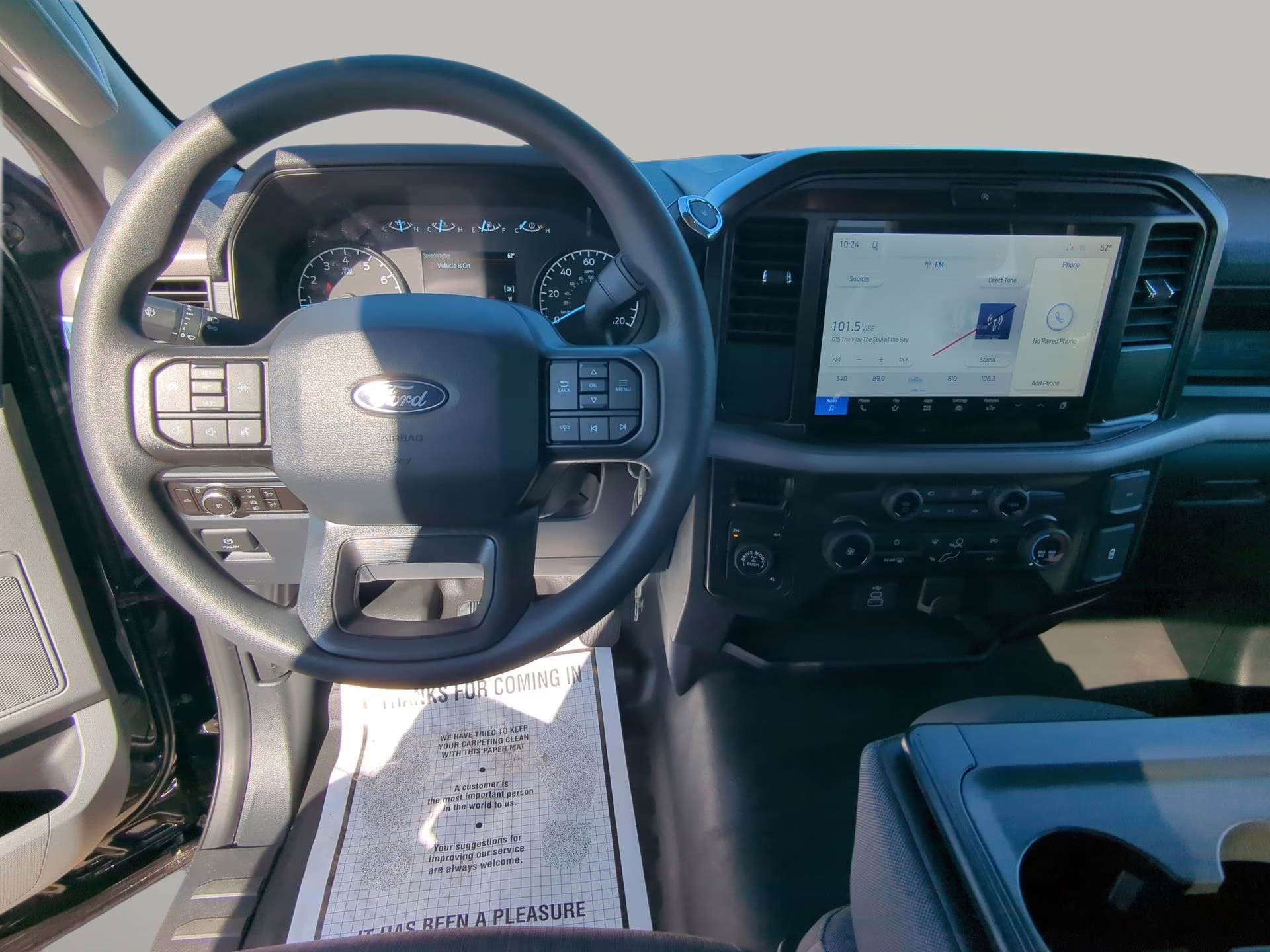 2026 Agate Black Metallic Ford F-150 XL Regular Cab Pickup 4X4 Truck