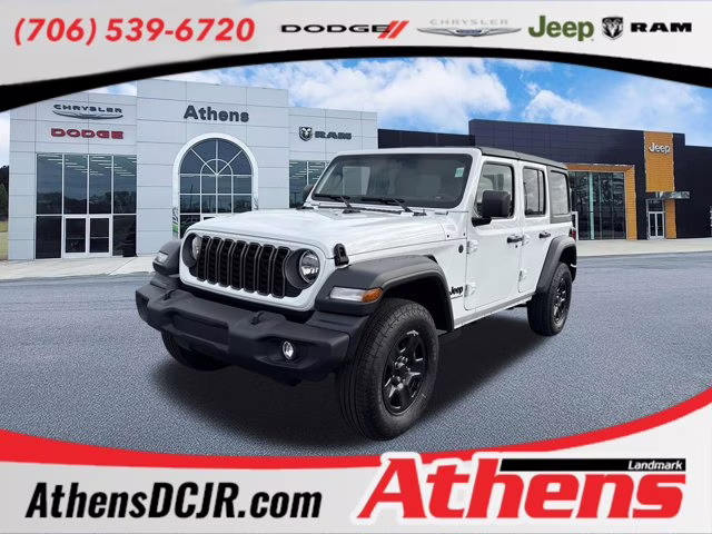 2026 Bright White Clearcoat Jeep Wrangler Sport 4X4 Convertible