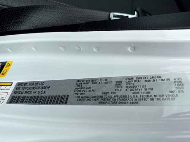 2026 Bright White Clearcoat Jeep Wrangler Sport 4X4 Convertible