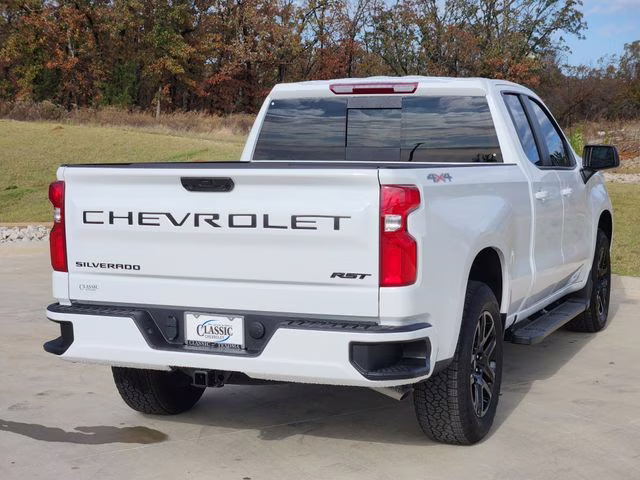 2025 Summit White Chevrolet Silverado 1500 RST 4X4 Truck