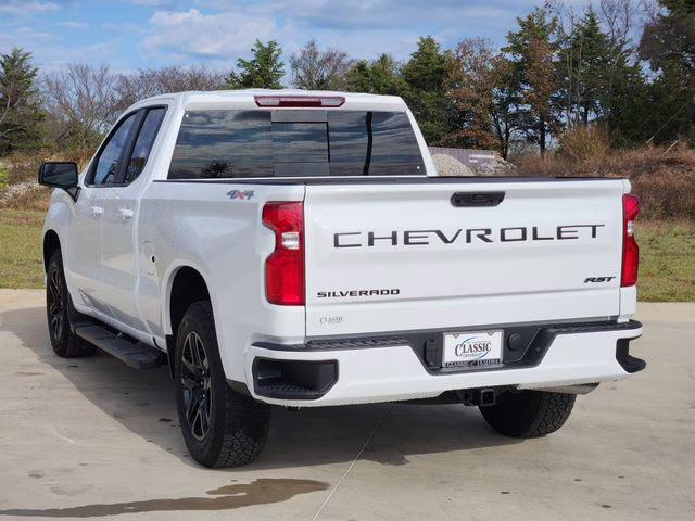2025 Summit White Chevrolet Silverado 1500 RST 4X4 Truck
