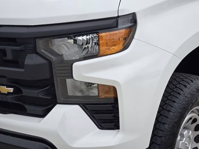 2025 Summit White Chevrolet Silverado 1500 WT 4X4 Truck