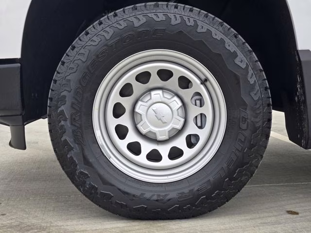 2025 Summit White Chevrolet Silverado 1500 WT 4X4 Truck