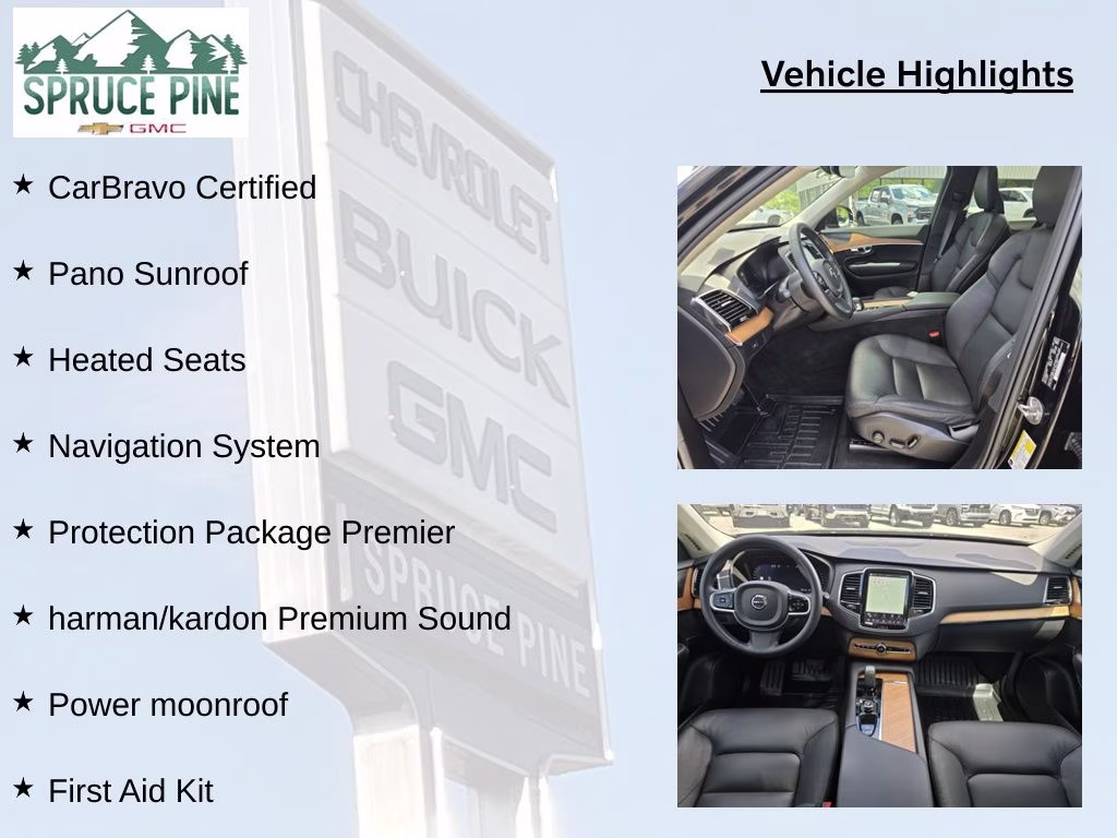 2023 Onyx Black Metallic Volvo XC90 B6 Plus 7-Seater AWD SUV