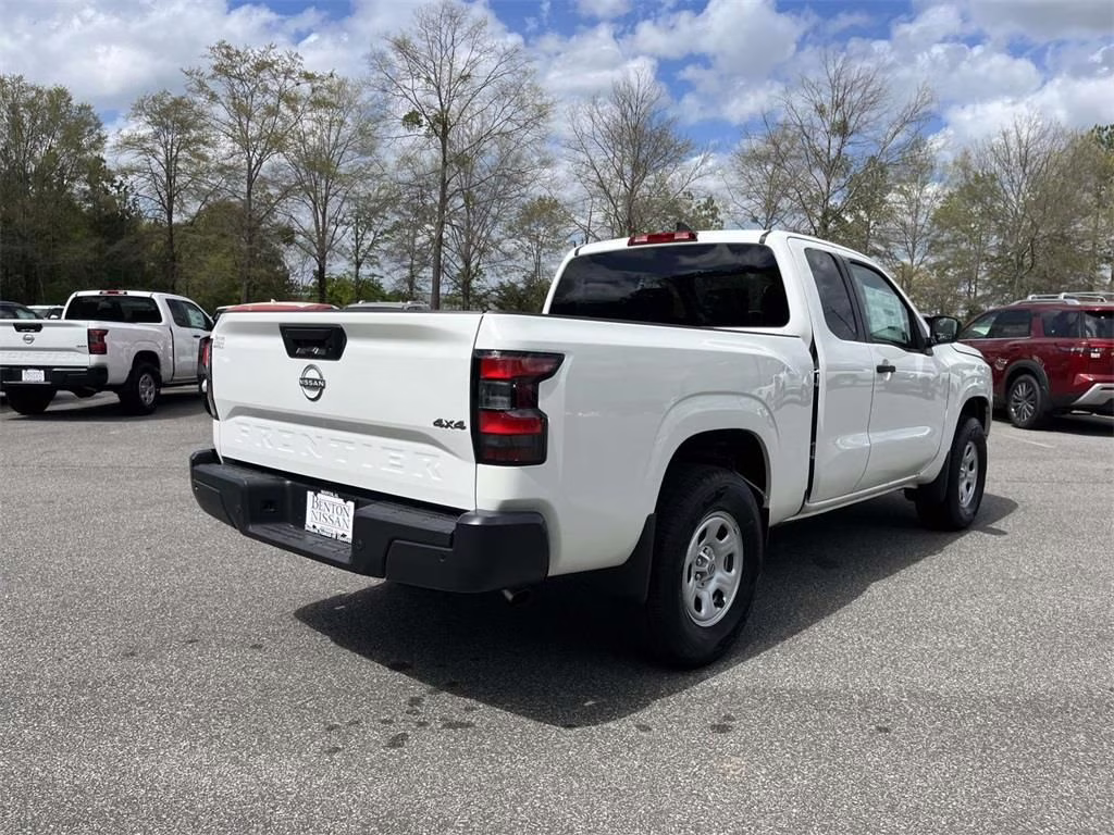 2026 Glacier White Nissan Frontier S 4X4 Truck