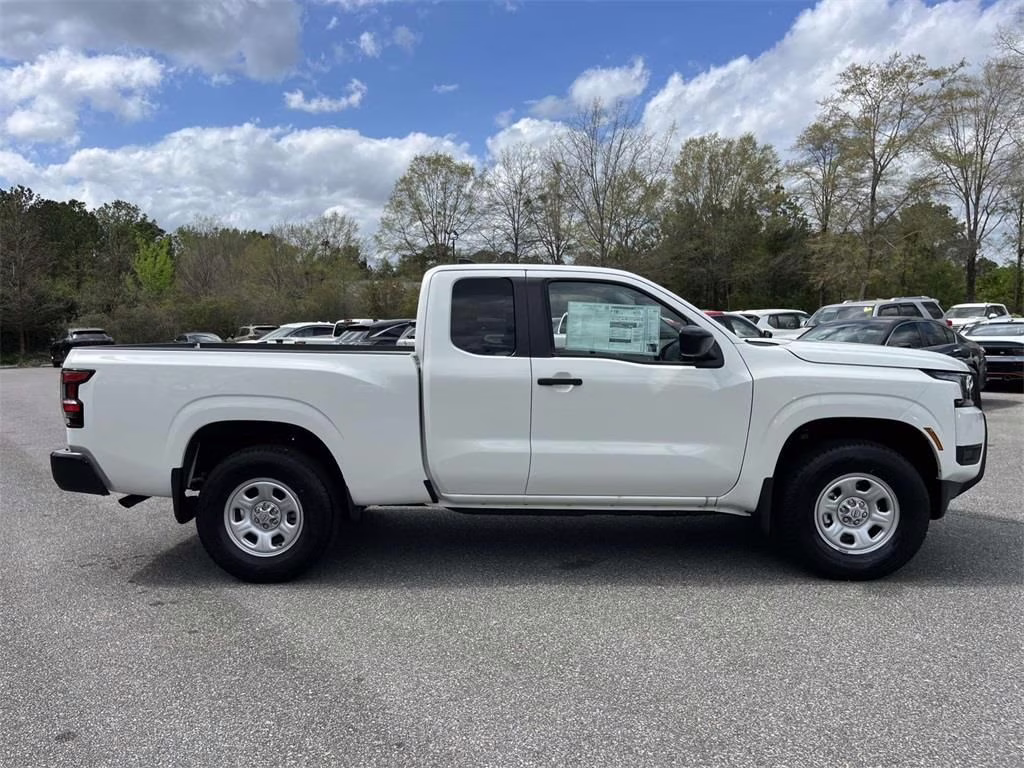 2026 Glacier White Nissan Frontier S 4X4 Truck