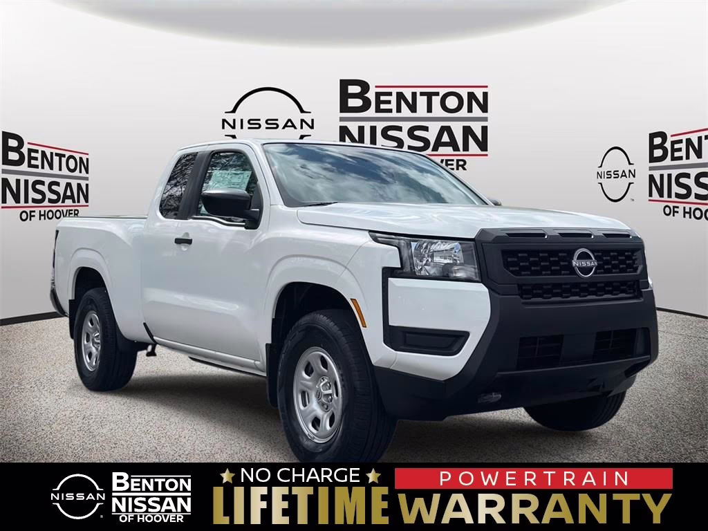 2026 Glacier White Nissan Frontier S 4X4 Truck
