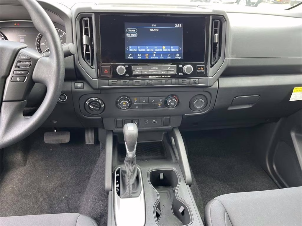 2026 Glacier White Nissan Frontier S 4X4 Truck