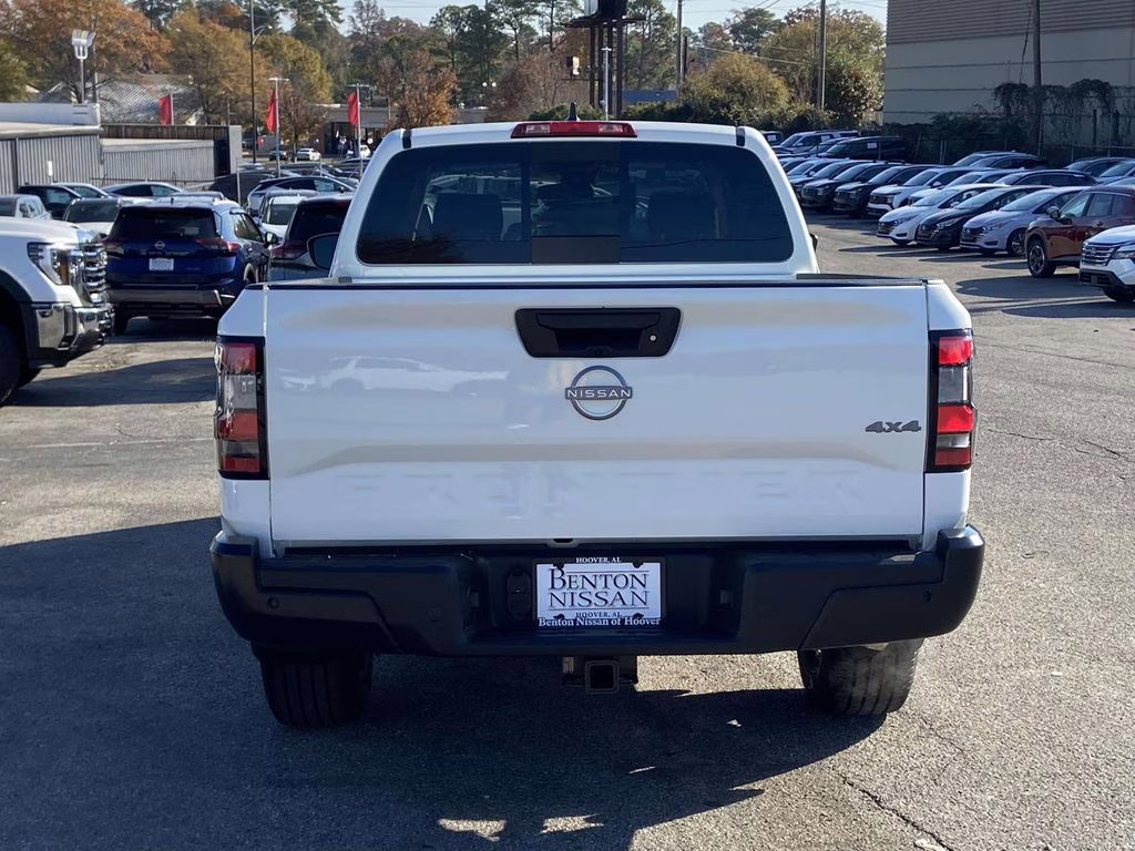 2026 Glacier White Nissan Frontier S 4X4 Truck