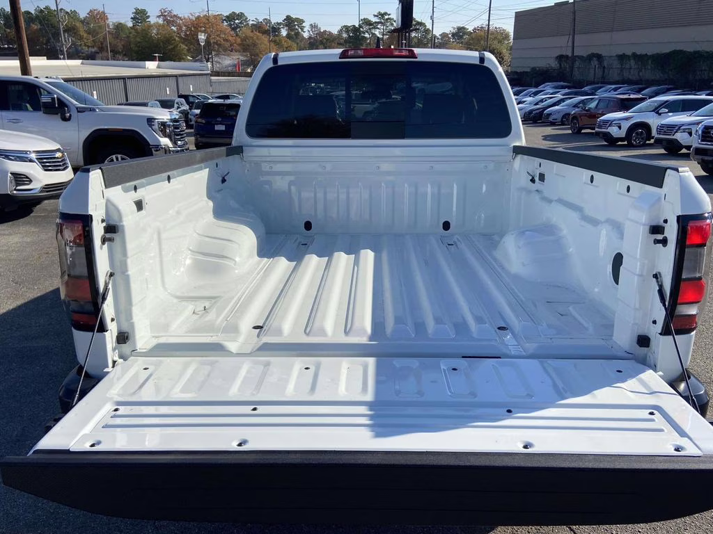 2026 Glacier White Nissan Frontier S 4X4 Truck