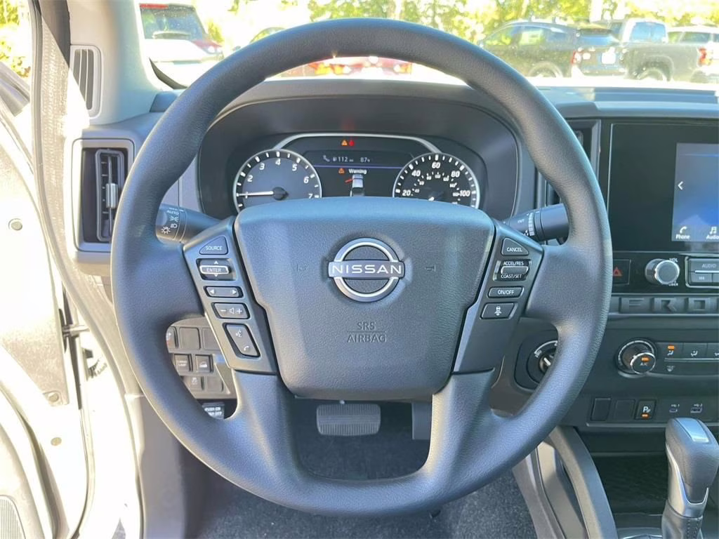 2026 Glacier White Nissan Frontier S 4X4 Truck