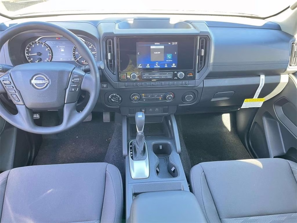 2026 Glacier White Nissan Frontier S 4X4 Truck