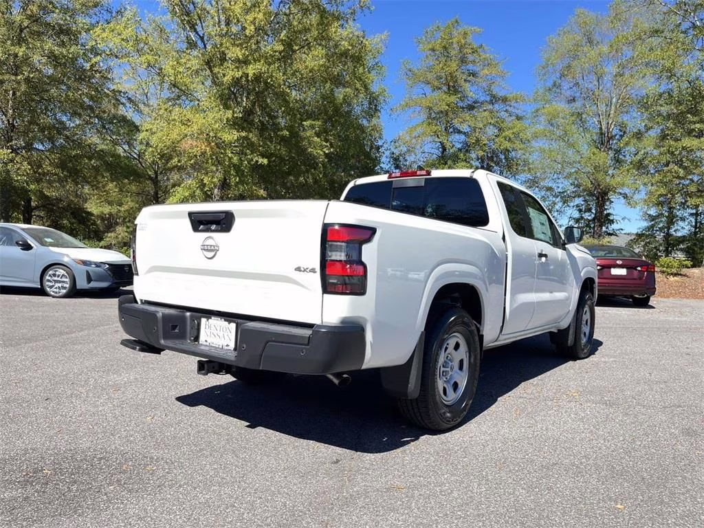 2026 Glacier White Nissan Frontier S 4X4 Truck
