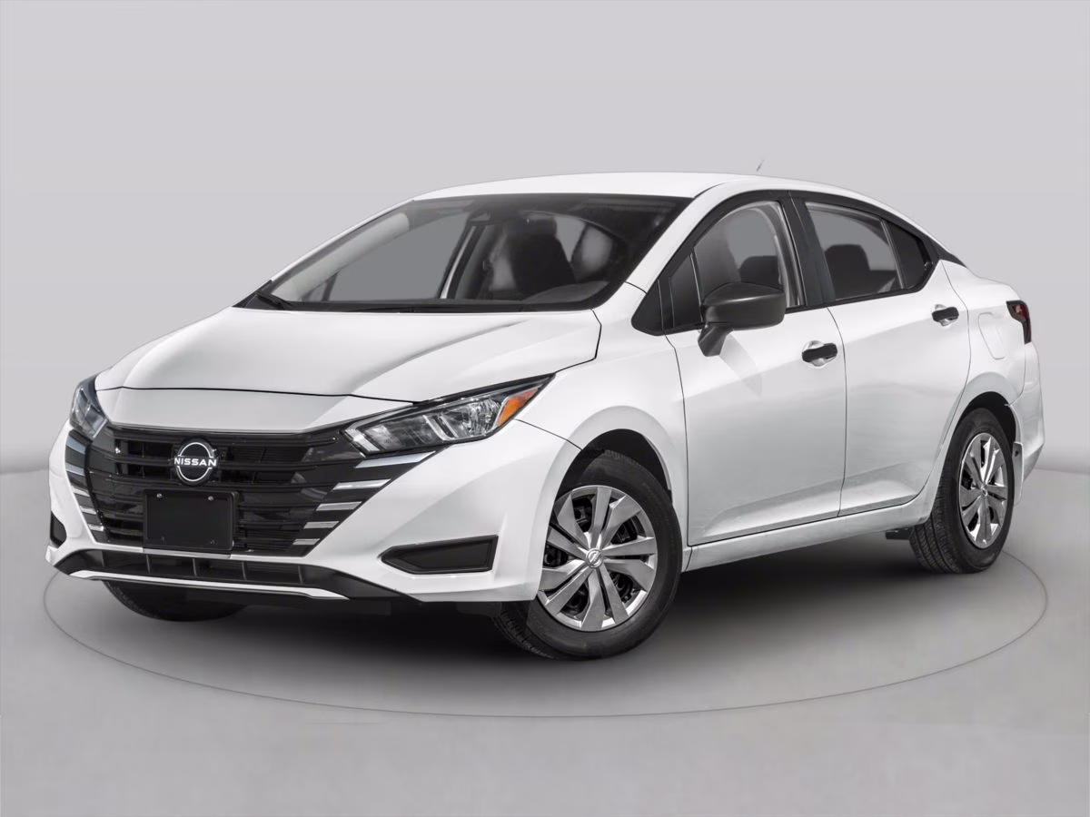 2025 Aspen White Tricoat Nissan Versa 1.6 SV FWD Sedan