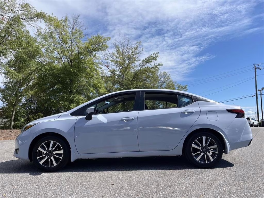 2025 Gray Sky Pearl Nissan Versa 1.6 SV FWD Sedan