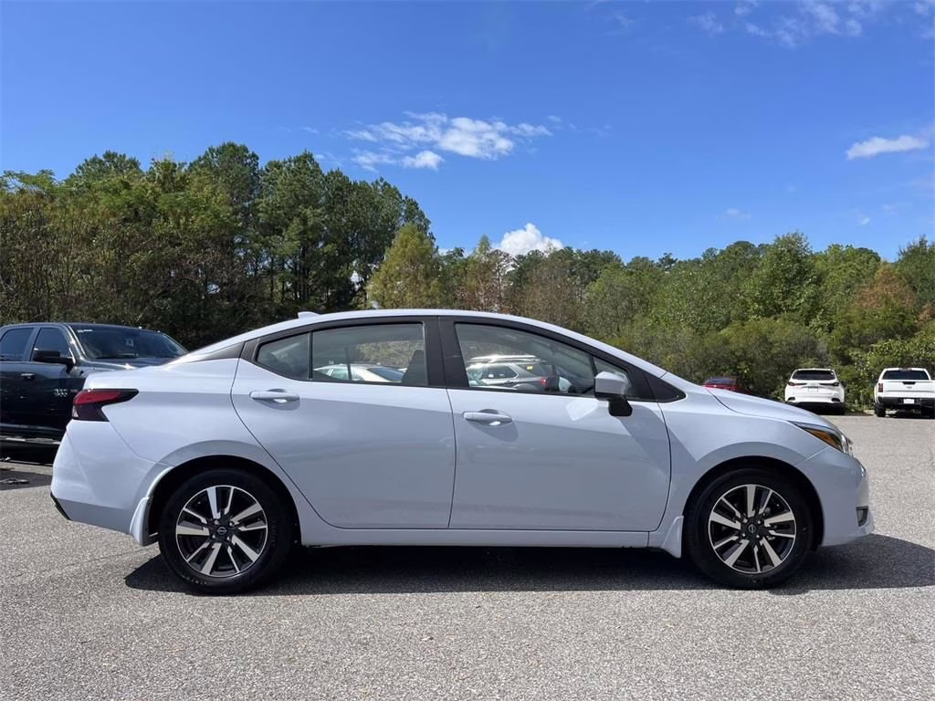 2025 Gray Sky Pearl Nissan Versa 1.6 SV FWD Sedan