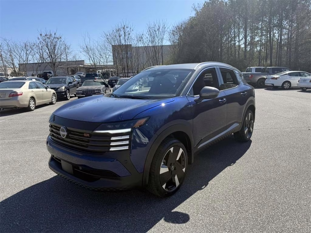 2025 Deep Blue Pearl/Gun Metallic Nissan Kicks SR FWD SUV