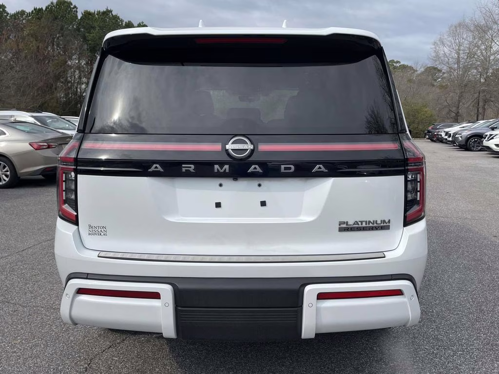 2025 Everest White Pearl Tricoat Nissan Armada Platinum Reserve RWD SUV