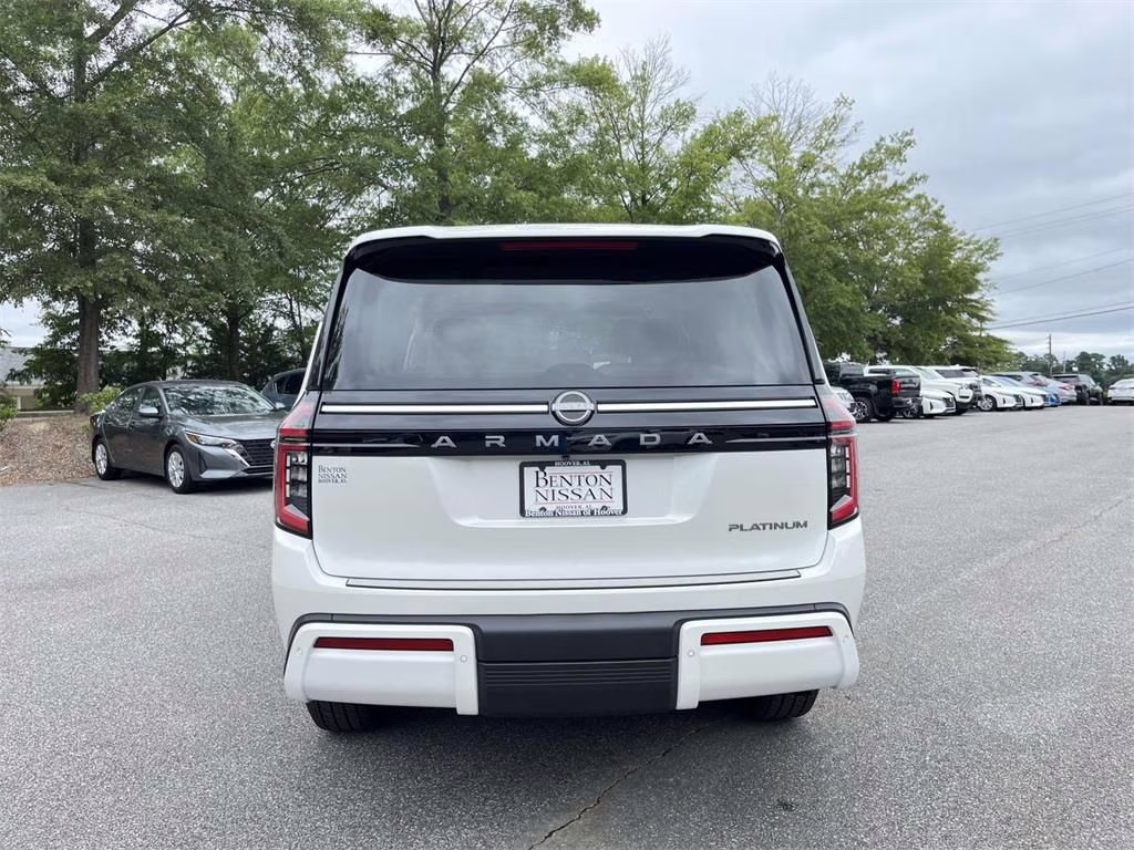 2026 Aspen White Tricoat Nissan Armada Platinum RWD SUV