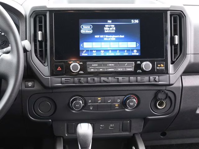 2026 Glacier White Nissan Frontier S RWD Truck