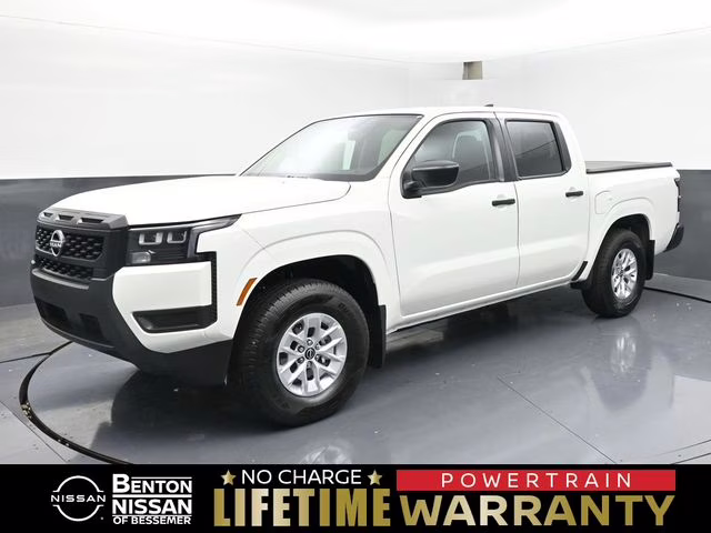 2026 Glacier White Nissan Frontier S RWD Truck