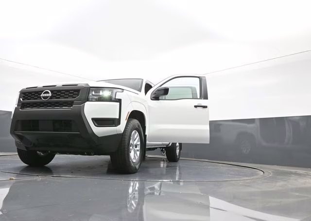 2026 Glacier White Nissan Frontier S RWD Truck