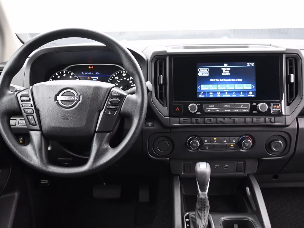 2026 Glacier White Nissan Frontier S RWD Truck