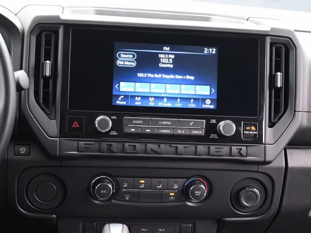 2026 Glacier White Nissan Frontier S RWD Truck