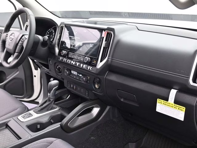 2026 Glacier White Nissan Frontier SV 4X4 Truck