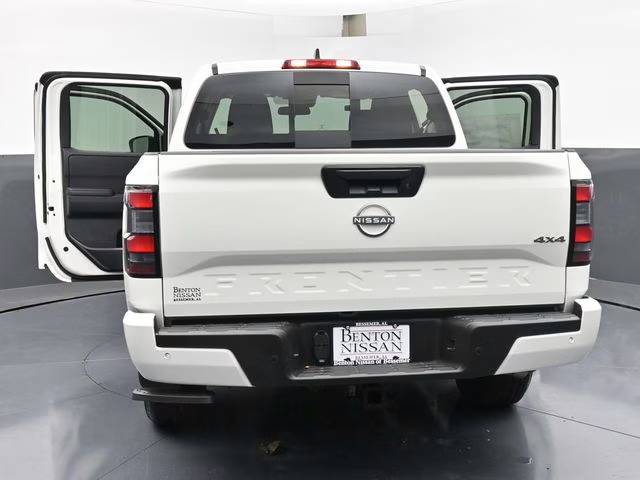 2026 Glacier White Nissan Frontier SV 4X4 Truck