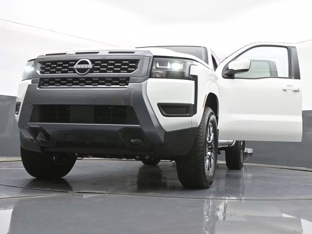 2026 Glacier White Nissan Frontier SV 4X4 Truck