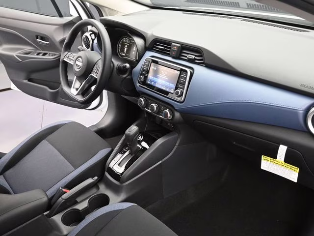 2025 Aspen White Tricoat Nissan Versa 1.6 SV FWD Sedan