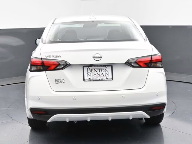 2025 Aspen White Tricoat Nissan Versa 1.6 SV FWD Sedan